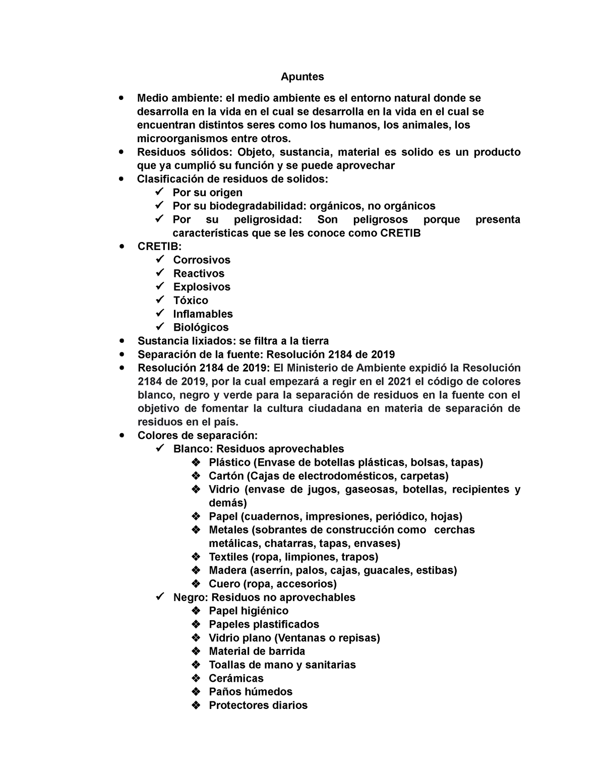 Apuntes De Gestión Ambiental - Apuntes Medio Ambiente: El Medio ...