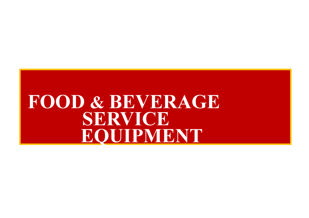 unit-3-fb-service-equipment-food-beverage-service-equipment-unit