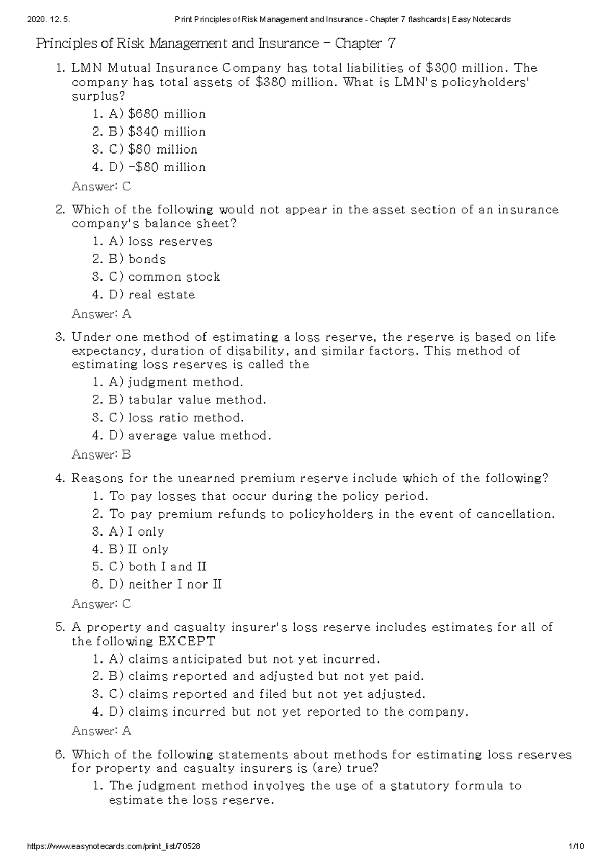 print-principles-of-risk-management-and-insurance-chapter-7