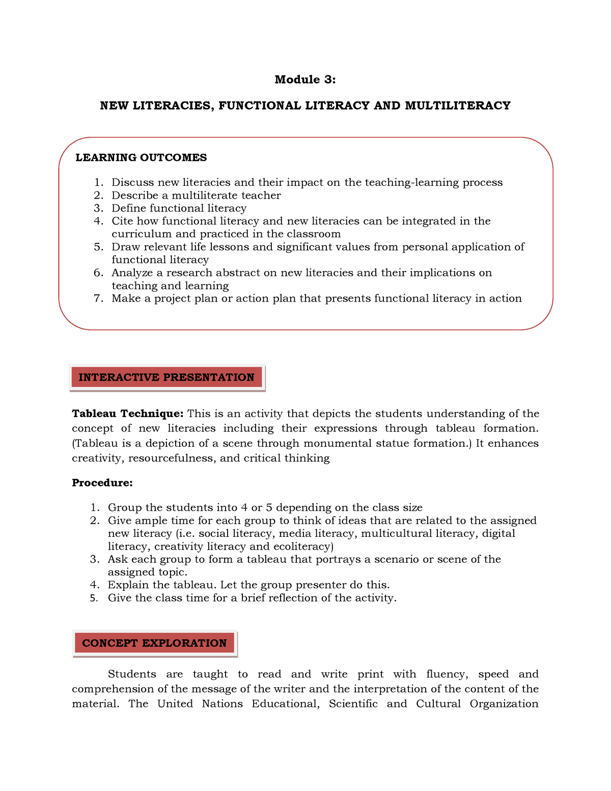 new literacies functional literacy and multiliteracy essay