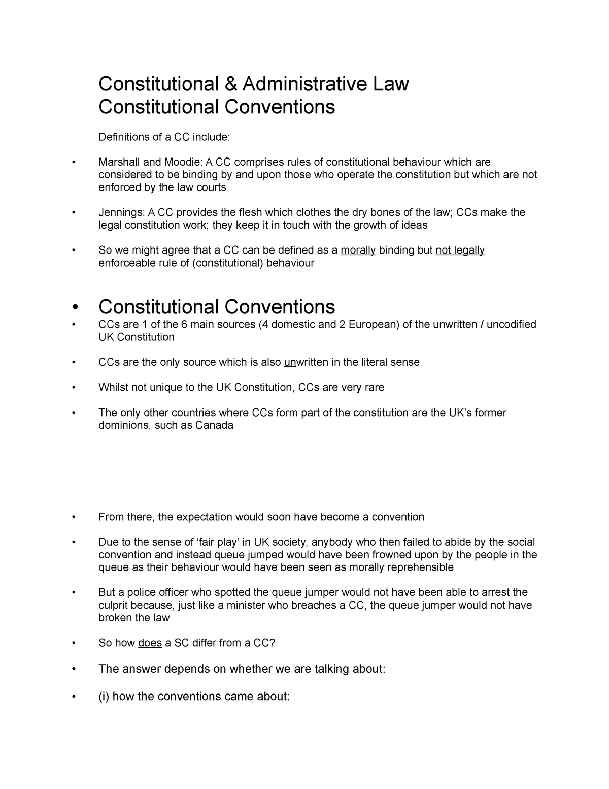 constitutional conventions essay