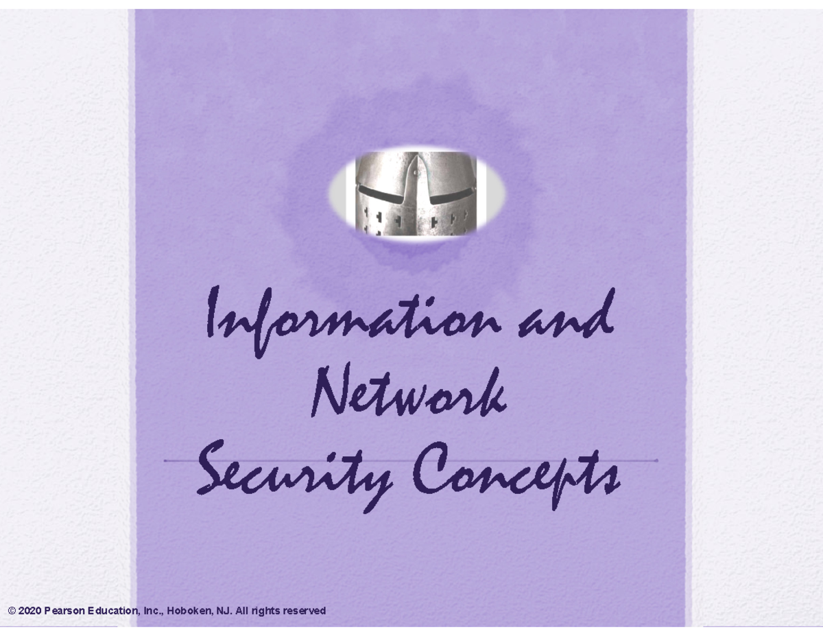 Ch01 Information and Network Security Concepts EK Information and