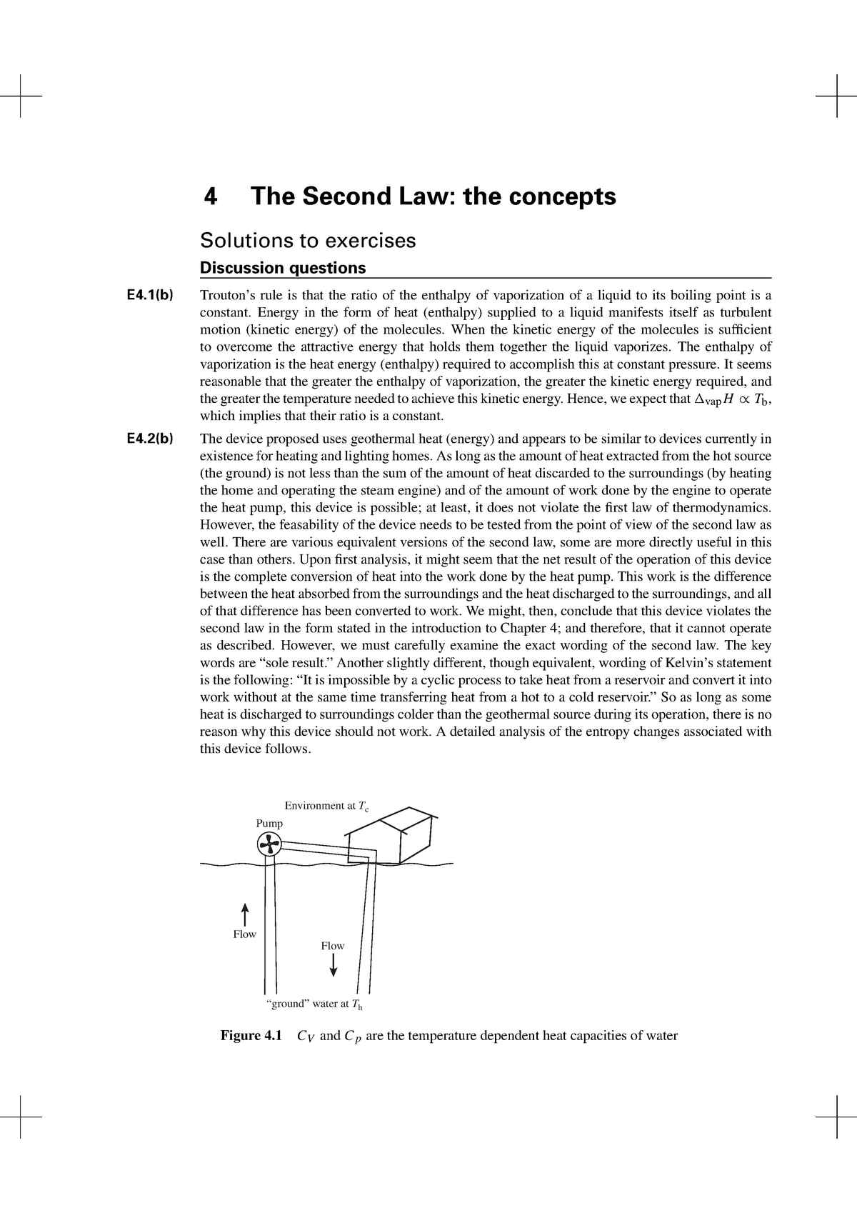 Chap04 - Lectures - 4 The Second Law: The Concepts Solutions To ...