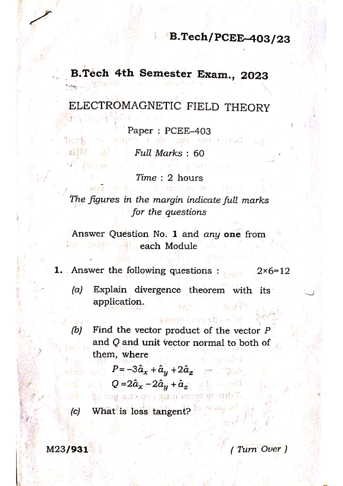 EE B.Tech 4th Sem 2023 - Diploma engineering - Studocu