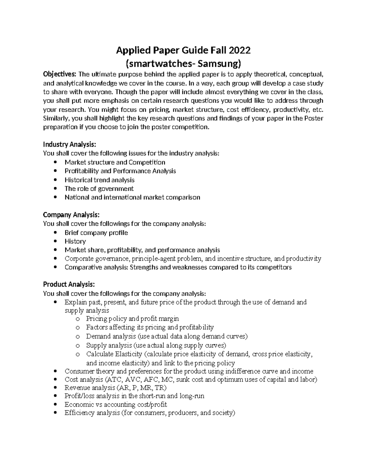 Applied paper guide F22 Applied Paper Guide Fall 2022 (smartwatches