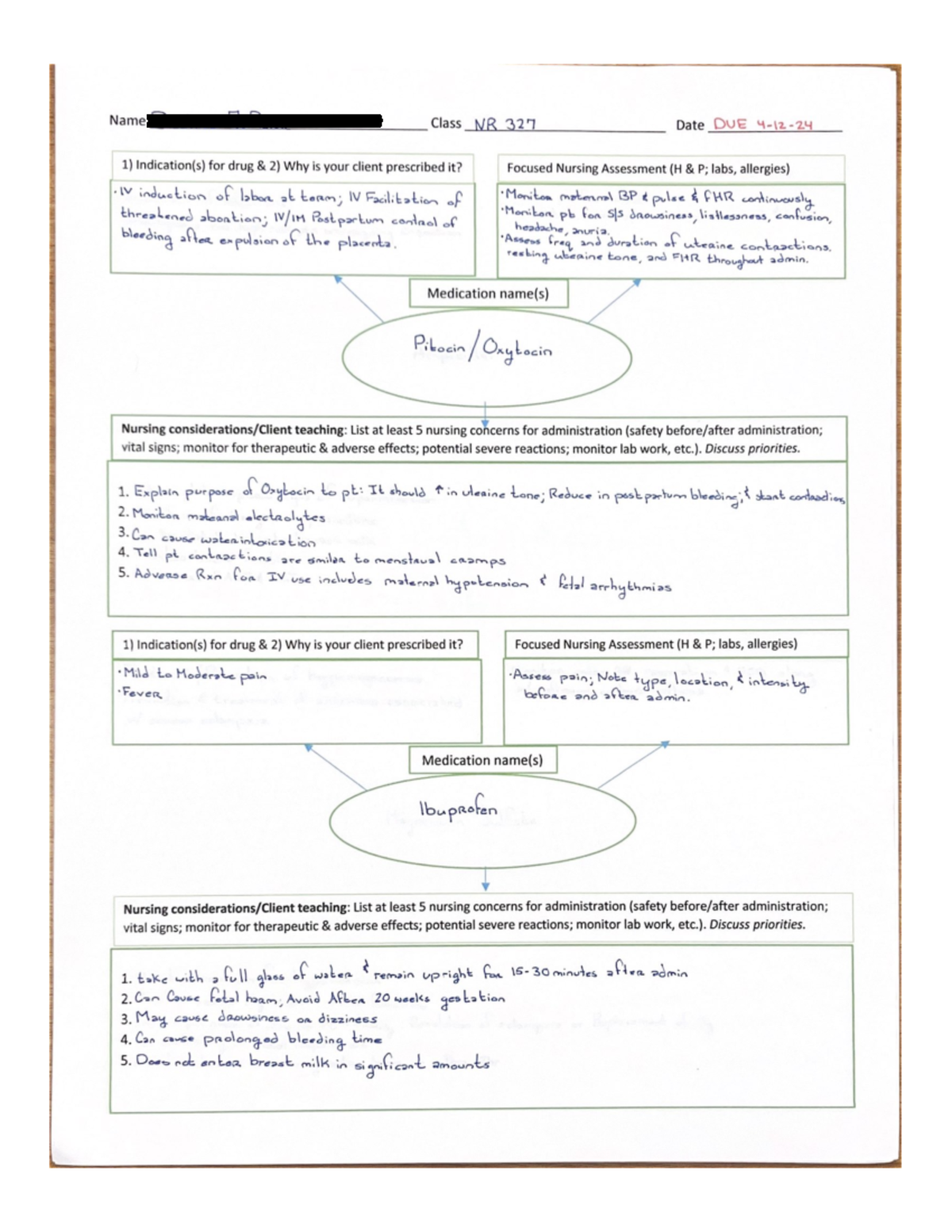 drug-worksheet-maternal-name-class-nr-327-date-due-1-indication-s