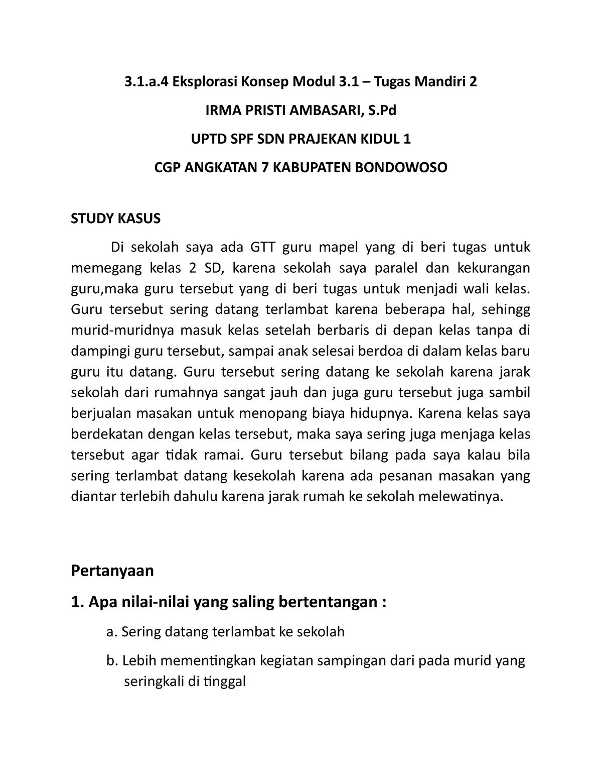 3.1.a.4 Eksplorasi Konsep Modul 3.1 Tugas Mandiri 2 - 3.1.a Eksplorasi ...