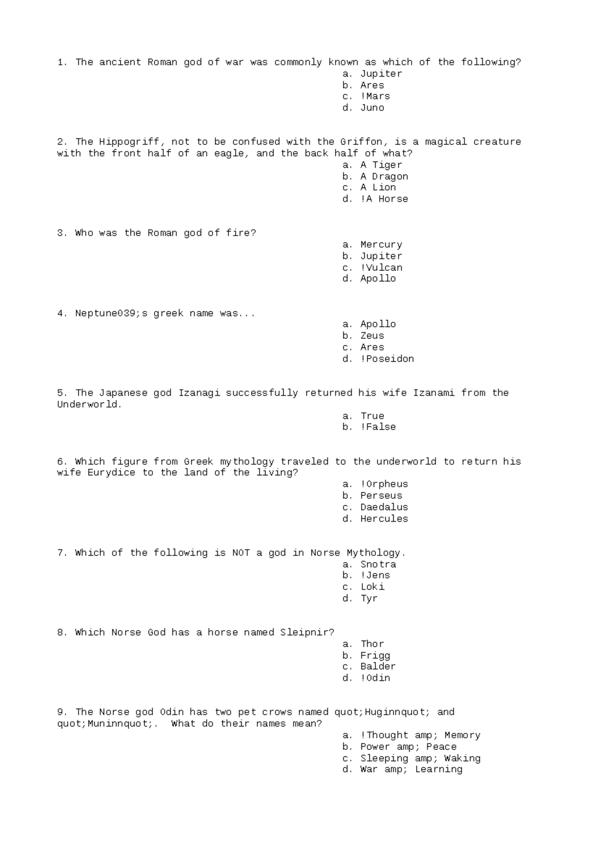 Engineering-Answer-1 - The ancient Roman god of war was commonly known