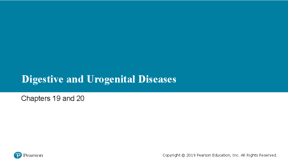 BMS 90 - Lecture 17 GI and Urogenital infections - Digestive and ...