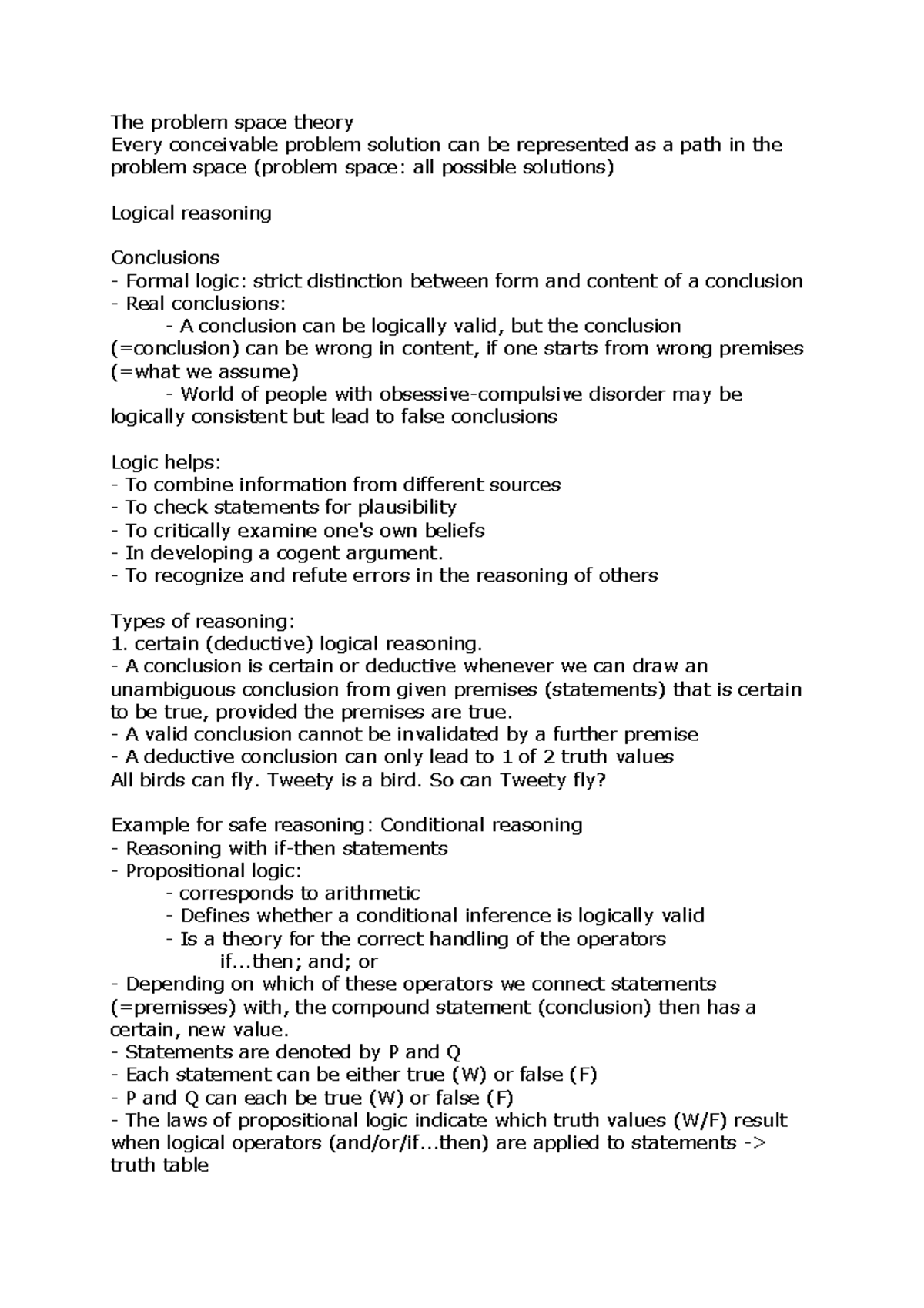 dissertation problem space