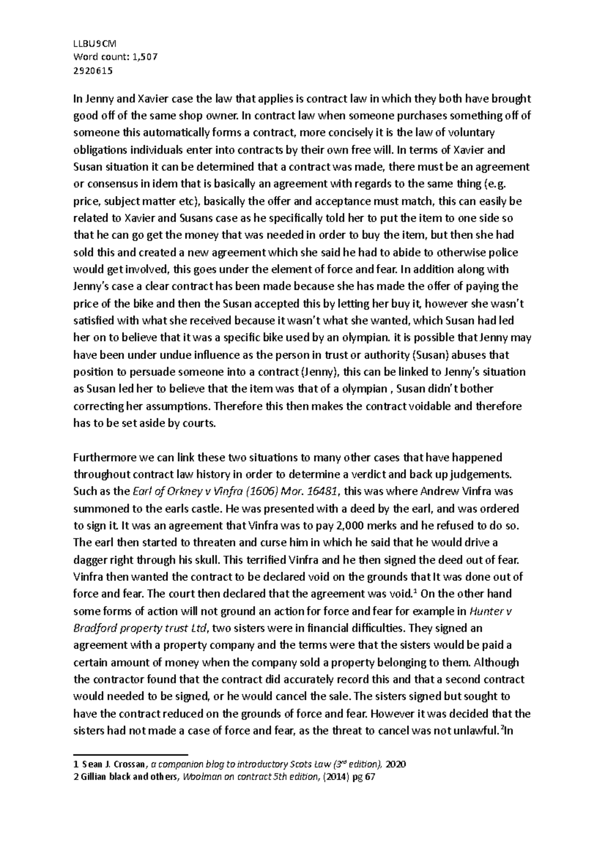 xavier university essay