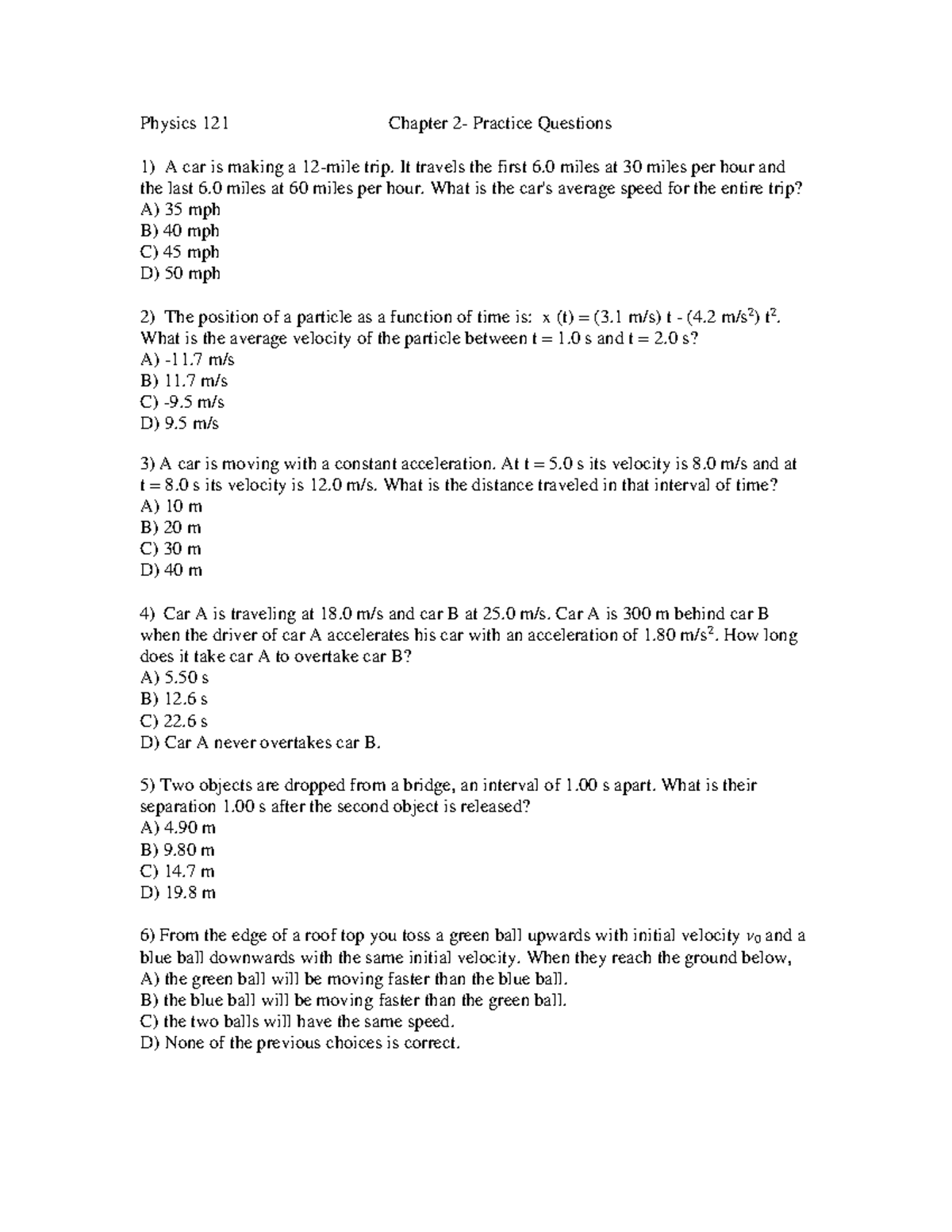 Tutorial Work Chapters 2 4 5 Practice Studocu