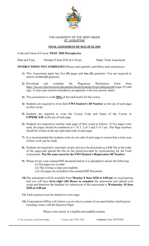 CSEC Inti Sci June 2014 - integrated science past paper - Science of ...