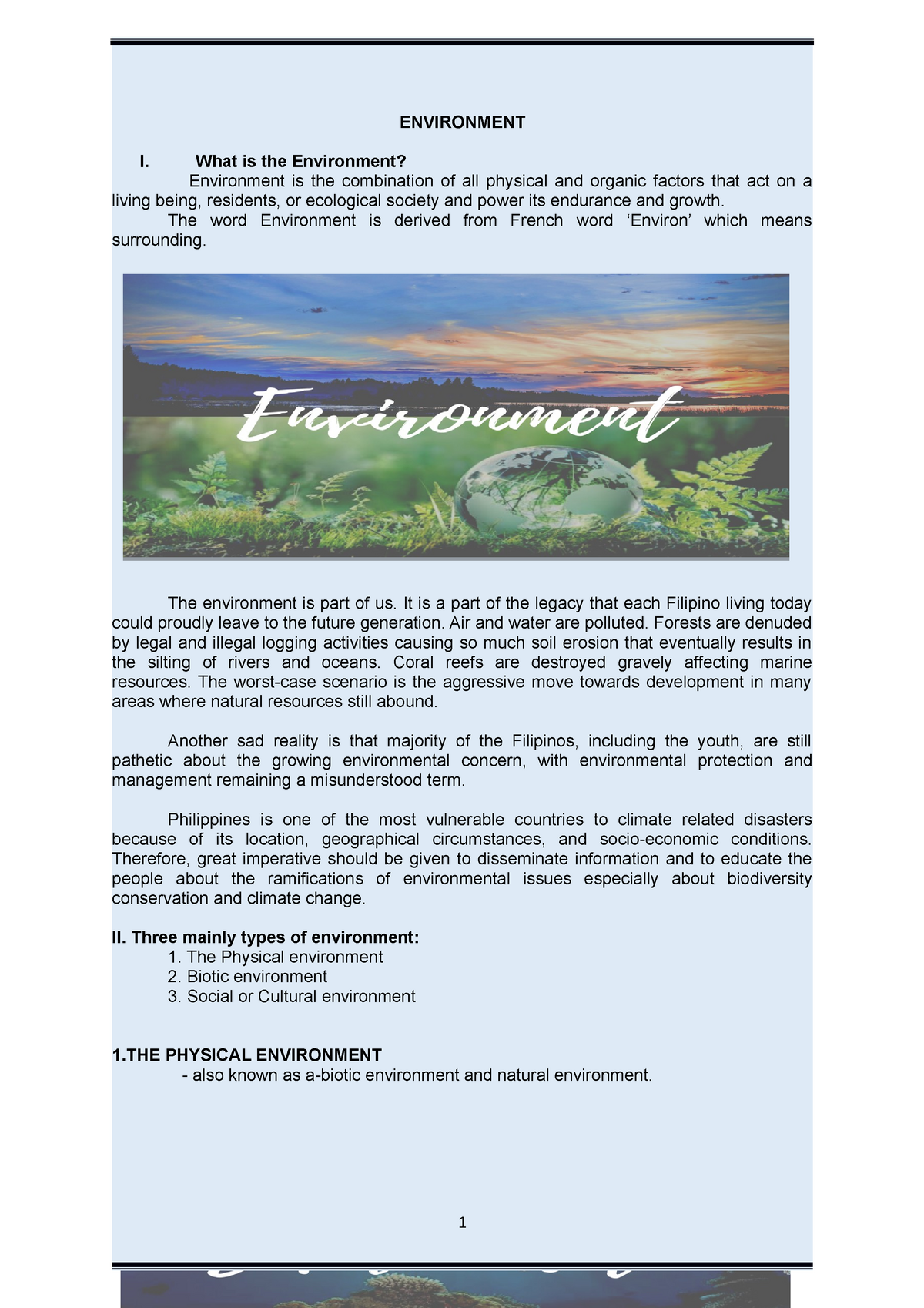 environment assignment pdf in english pdf download