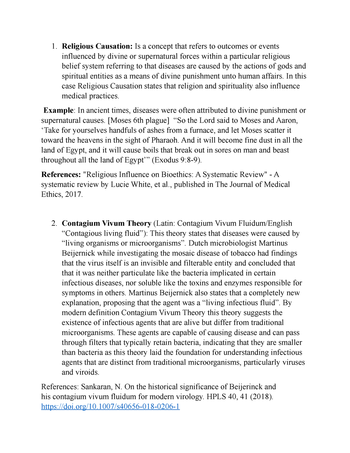 Group 3 Presentation Final - Religious Causation: Is a concept that ...