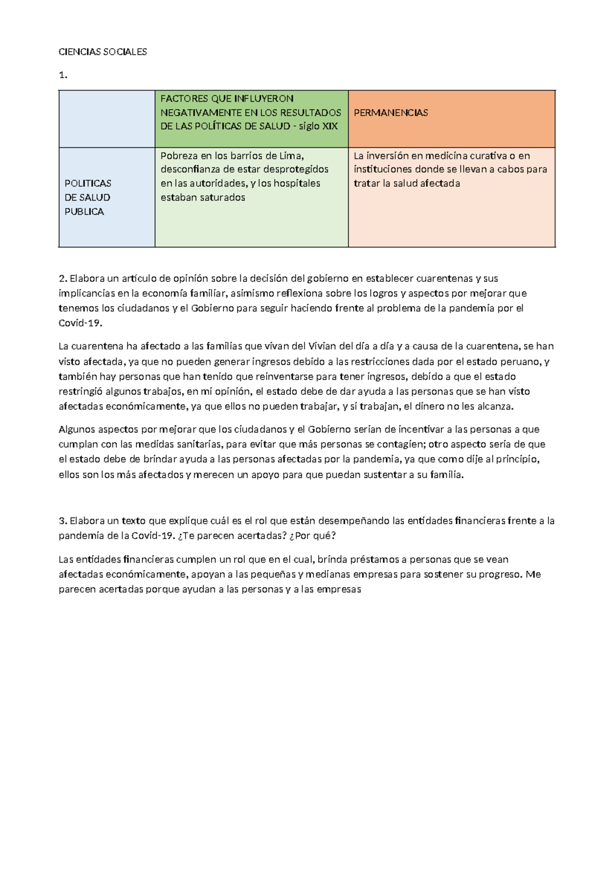 Tarea CS 8 - Apuyntes Realizados - CIENCIAS SOCIALES 1. FACTORES QUE ...