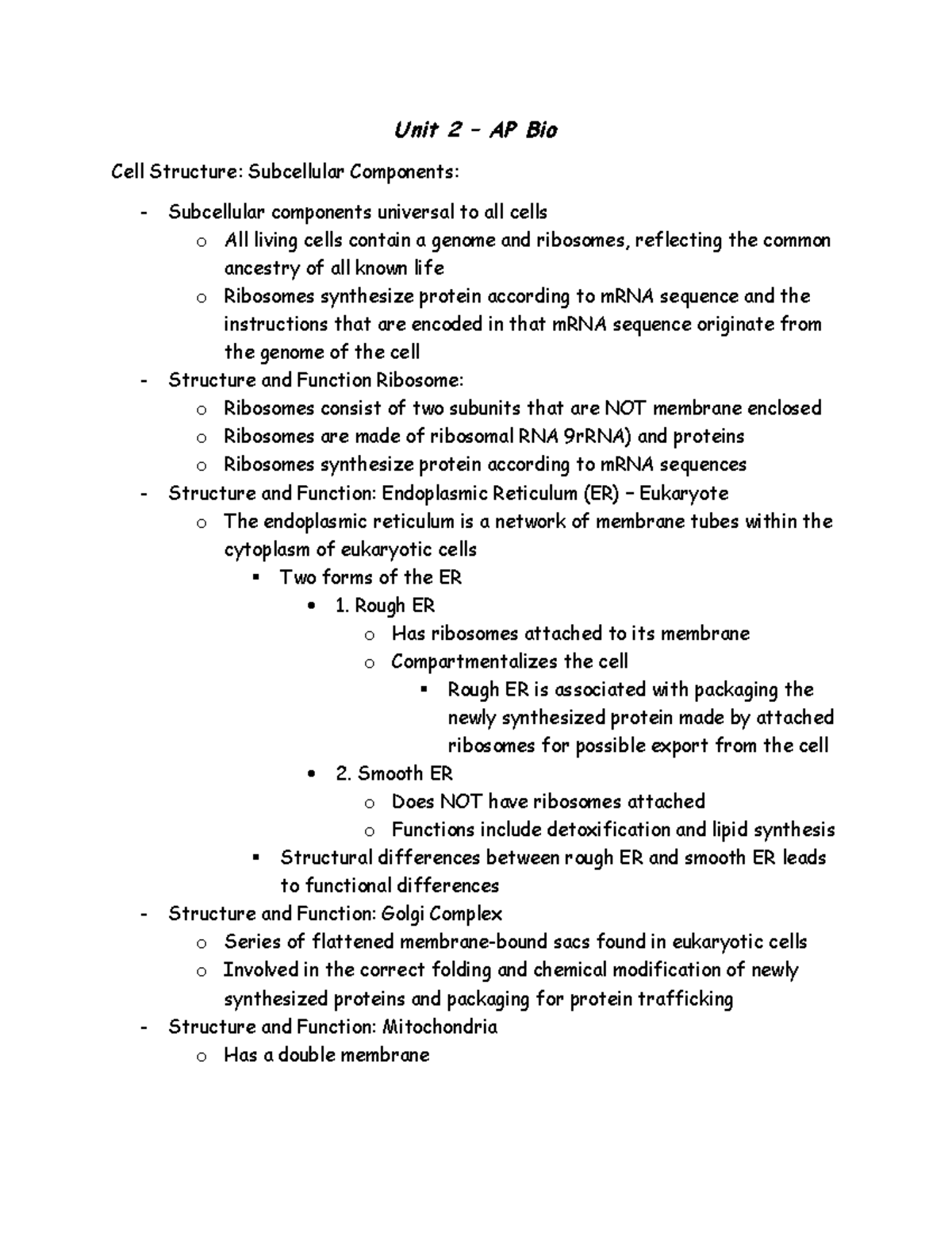 ap bio essay examples