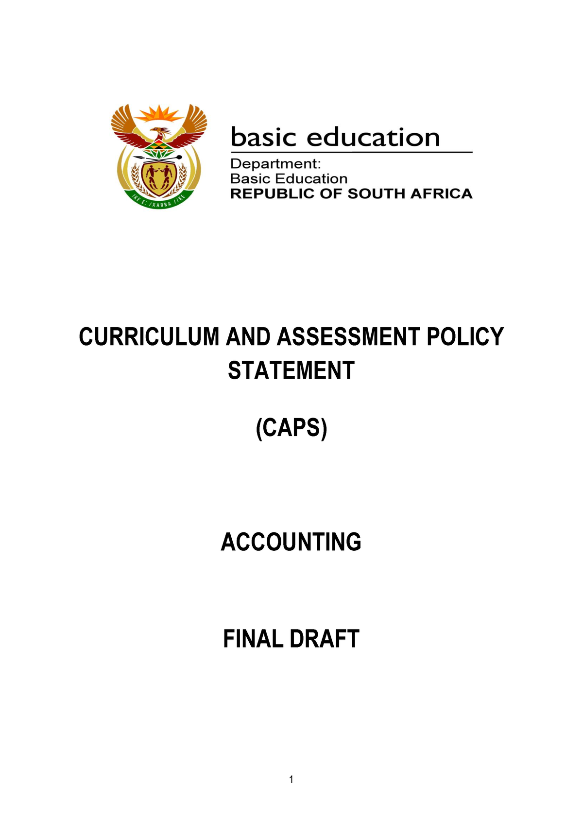 Economics sba tests CURRICULUM AND ASSESSMENT POLICY STATEMENT (CAPS