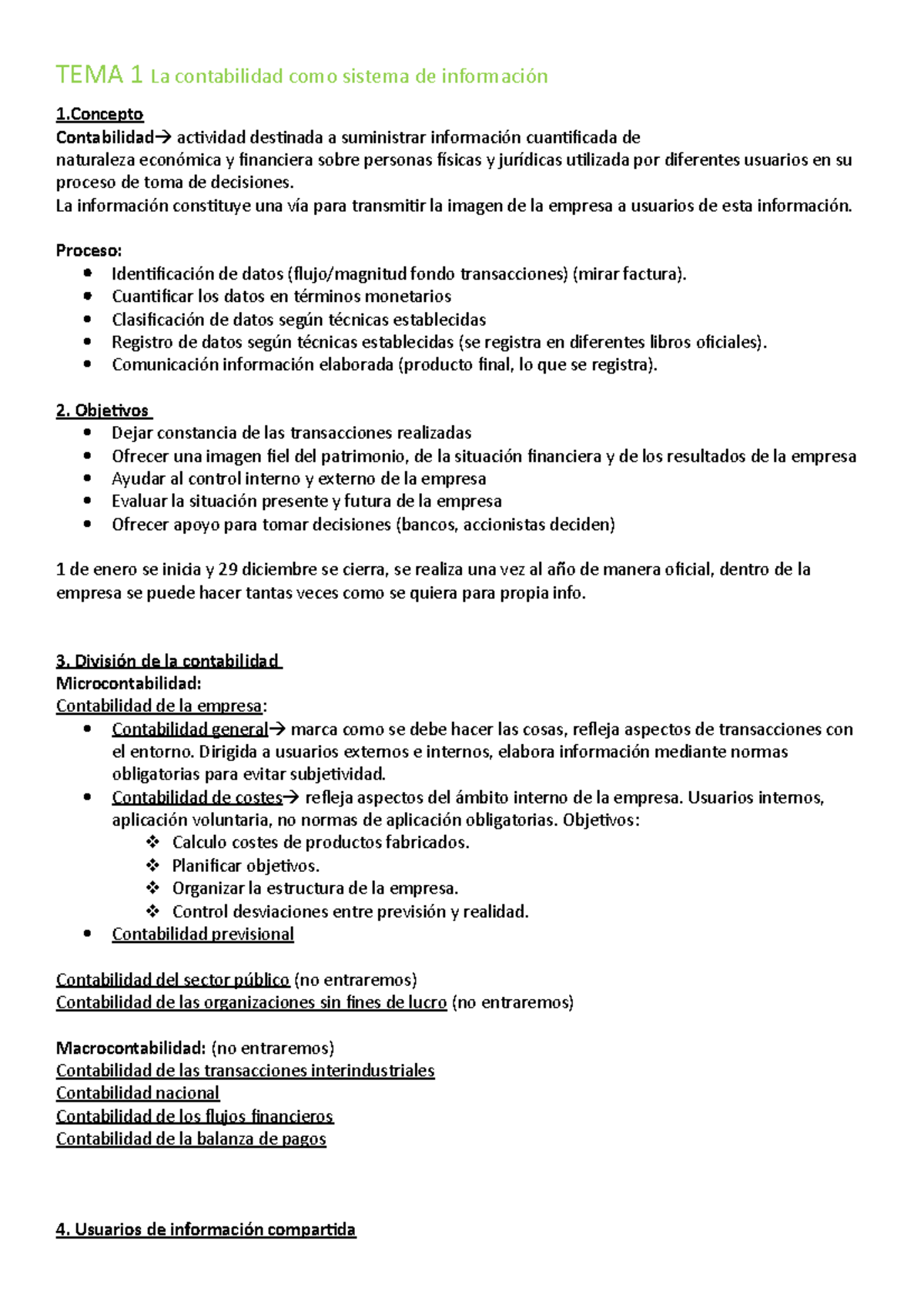 TEMA 1 La contabilidad como sistema de información - TEMA 1 La ...