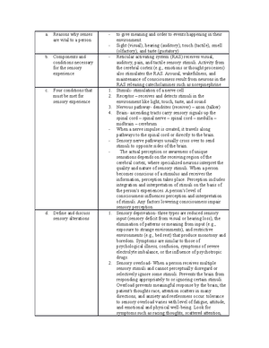 Bowel Elimination - Lecture Notes - Bowel Elimination 1. Describe The ...