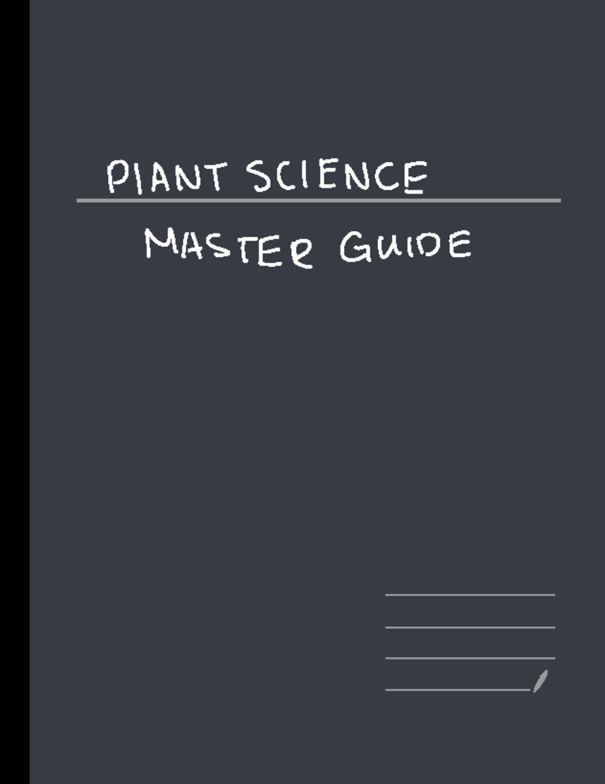Plant Science Midterm 1 AllInclusive Information PIANTSCIENCE MASTER