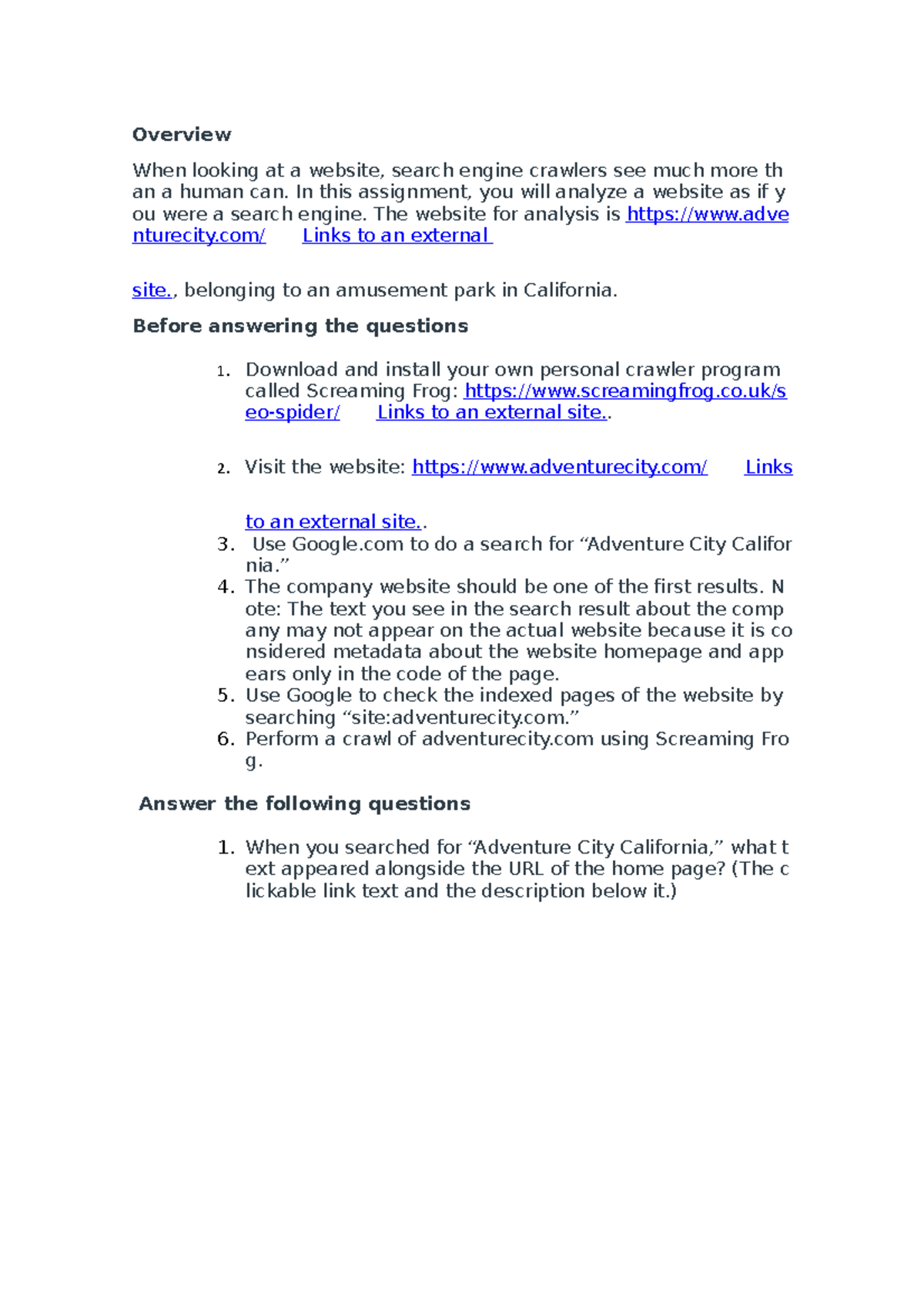 Overview Si Si Si Si Si Si Si Si Si Overview When Looking At A