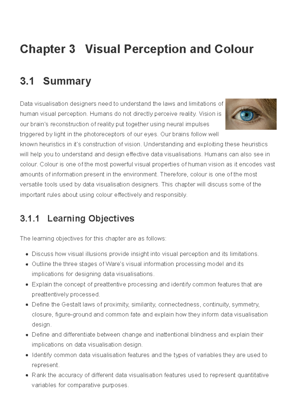 Chapter 3 Visual Perception and Colour Data Visualisation From Theory ...