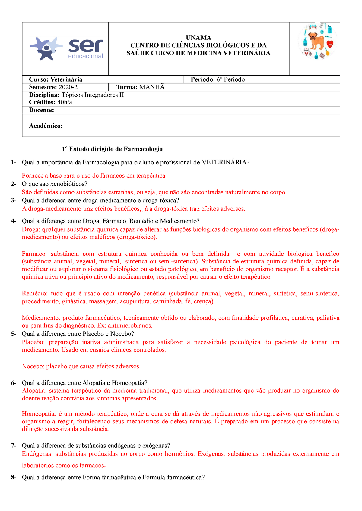 Resumo DE Farmacologia Cardiaca - RESUMO DE Pode ser de dois tipos: 1)  derivada de um problema que - Studocu