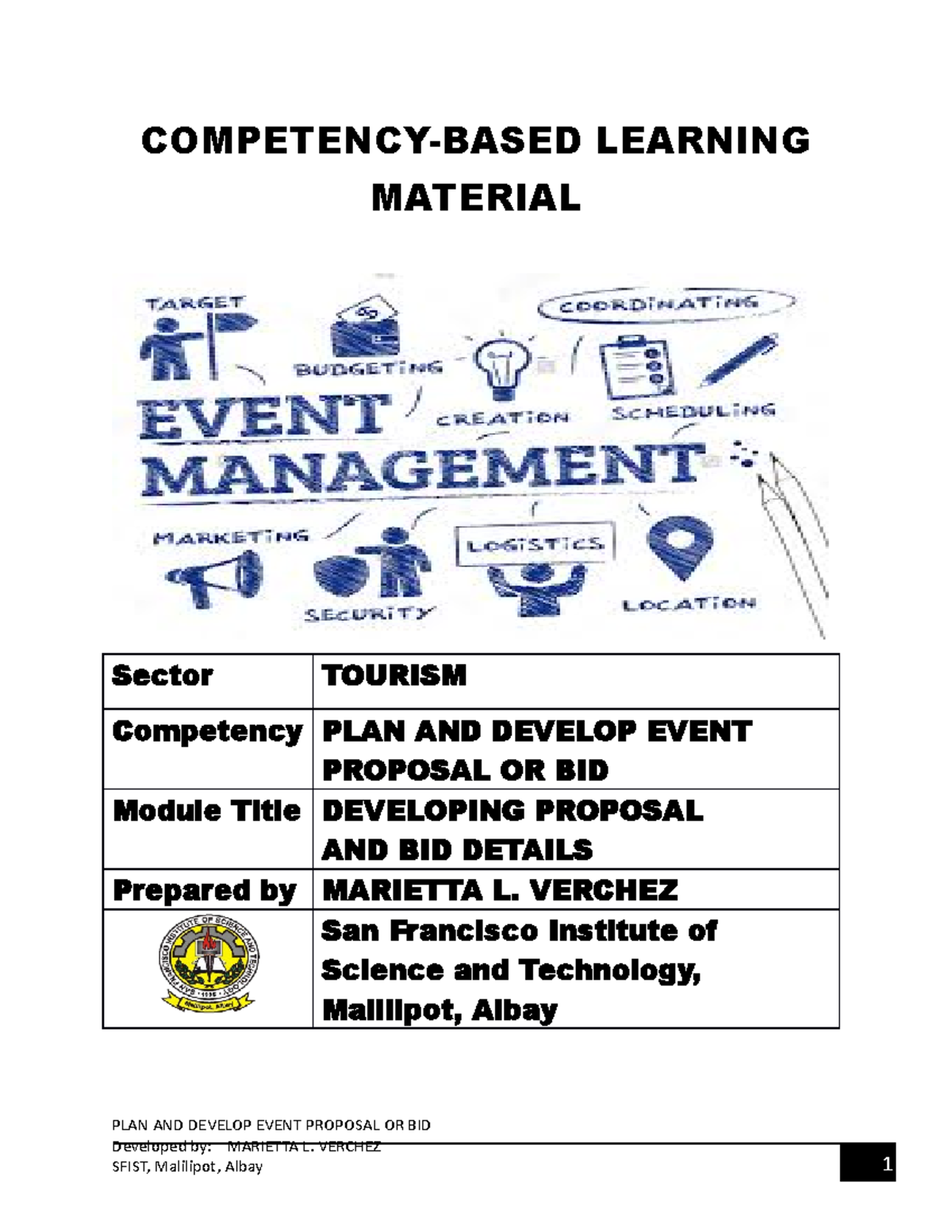 CBLM Events that wants to practice teaching - COMPETENCY-BASED LEARNING ...