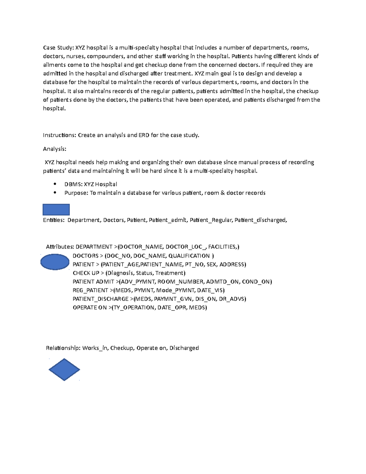 Group 5 Rivera, Piansay,KHO, Padernal Mod2 ERD - Case Study: XYZ ...