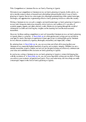 PUBLIC HEALTH LITERATURE REVIEW EXAMPLES visual data 6