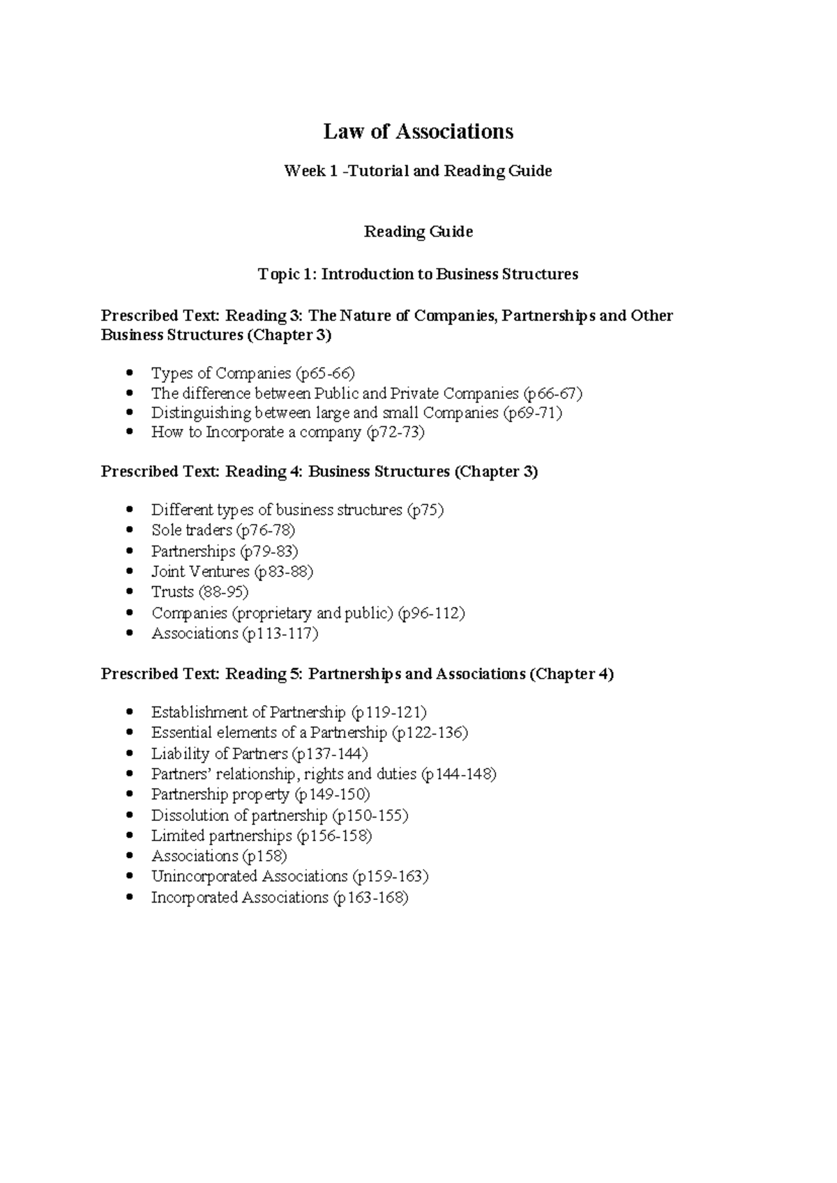 Week 2 - week 2 - Law of Associations Week 1 -Tutorial and Reading ...
