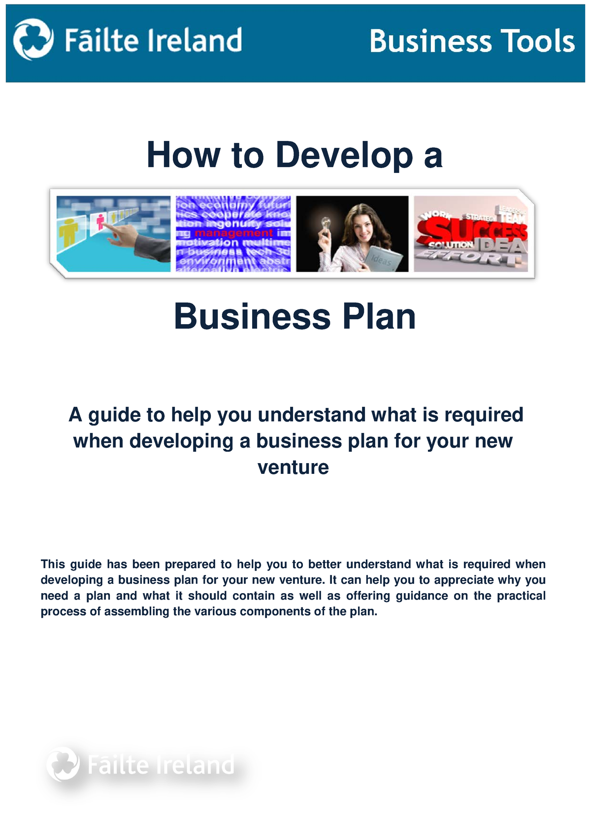 How to Develop a Business Plan - How to Develop a A guide to help you ...