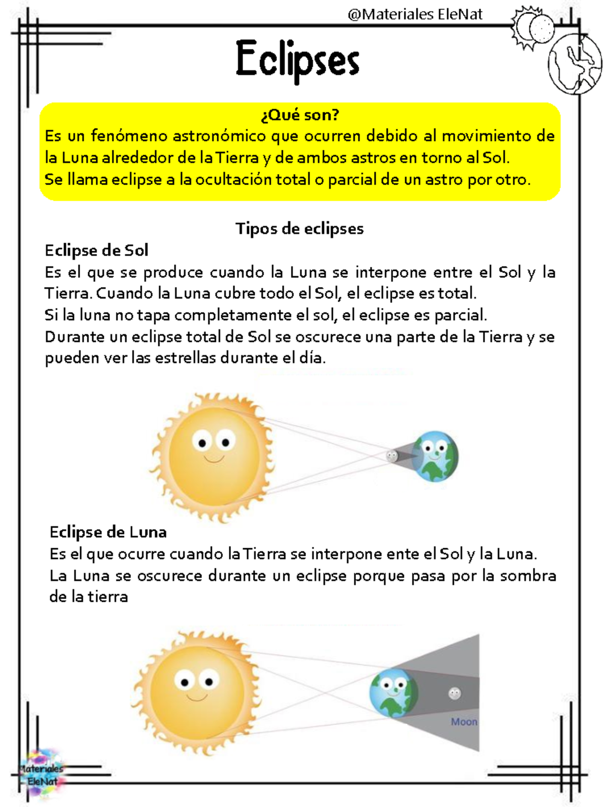 Eclipse 2 - Eclipses Tipos de eclipses Eclipse de Sol Es el que se ...