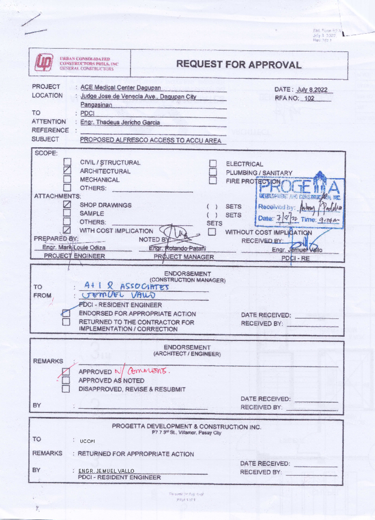 RFA#102- Response - student - Civil Engineering Orientation - UCCPI ...