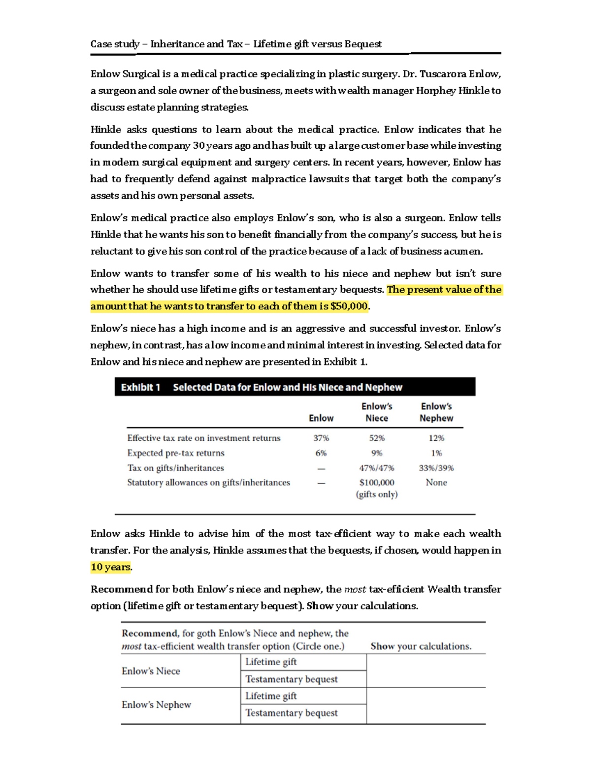 case study based questions on principles of inheritance and variation