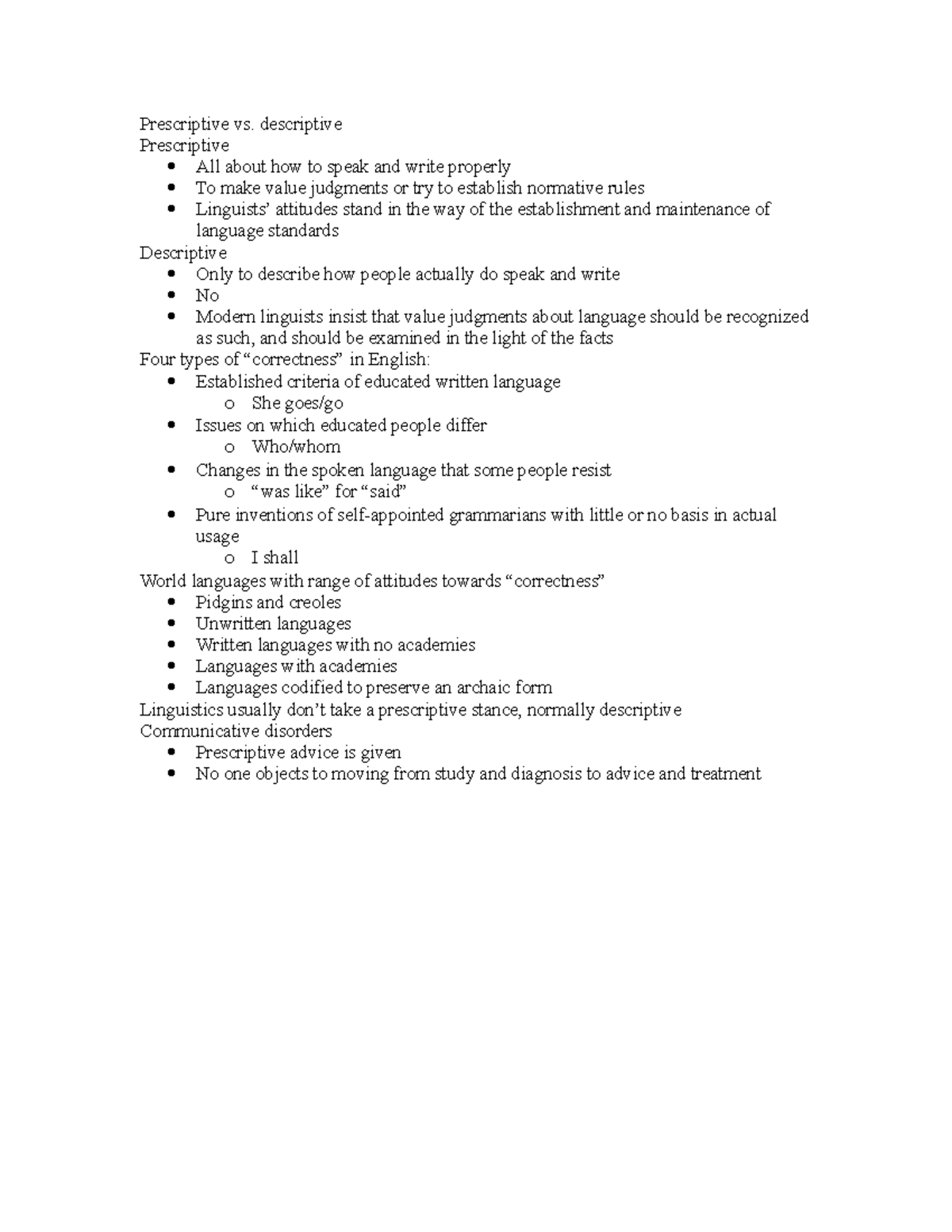 9-9-15 Prescriptive, Descriptive - Prescriptive vs. descriptive ...