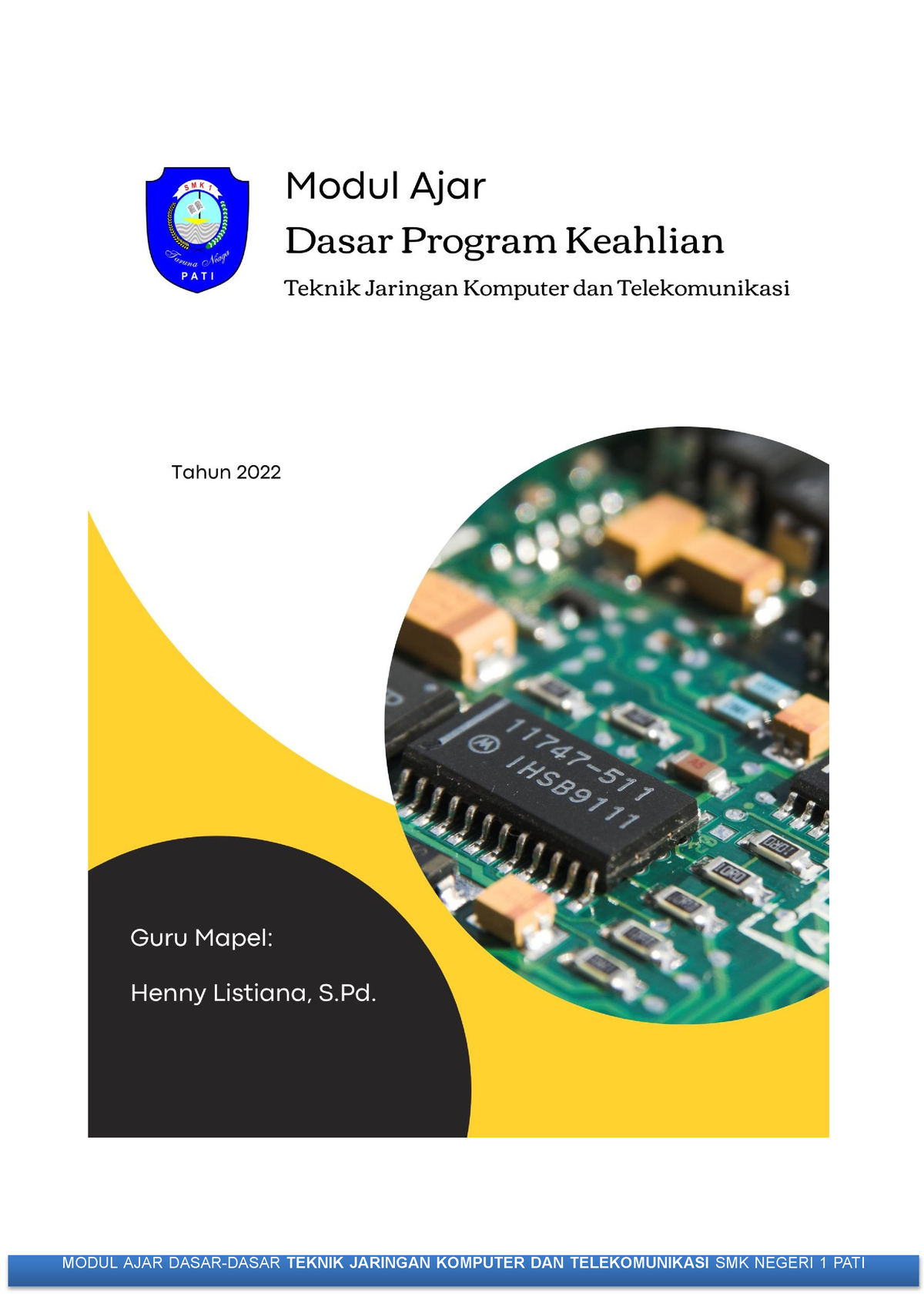 Modul Ajar X TKJT FASE E - Teknik Jaringan Komputer Dan Telekomunikasi ...