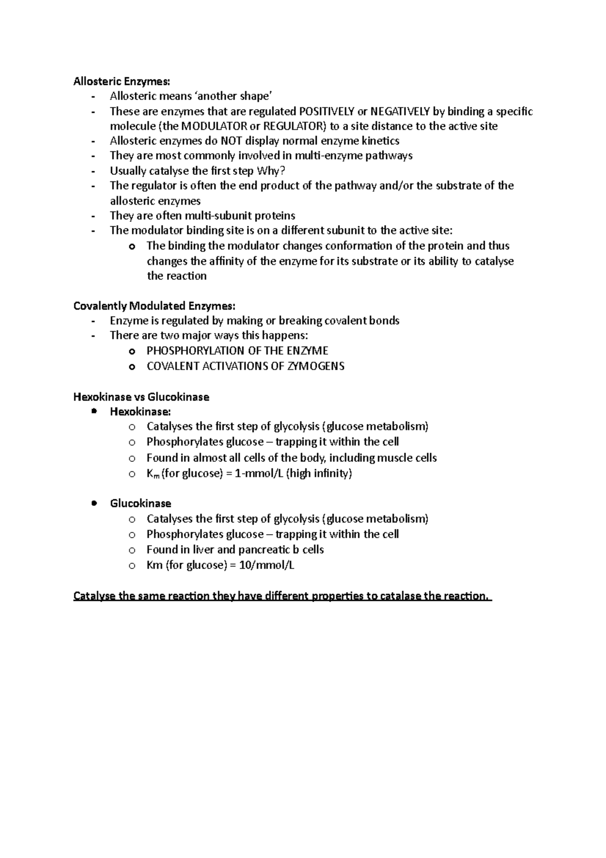 enzyme case study high school