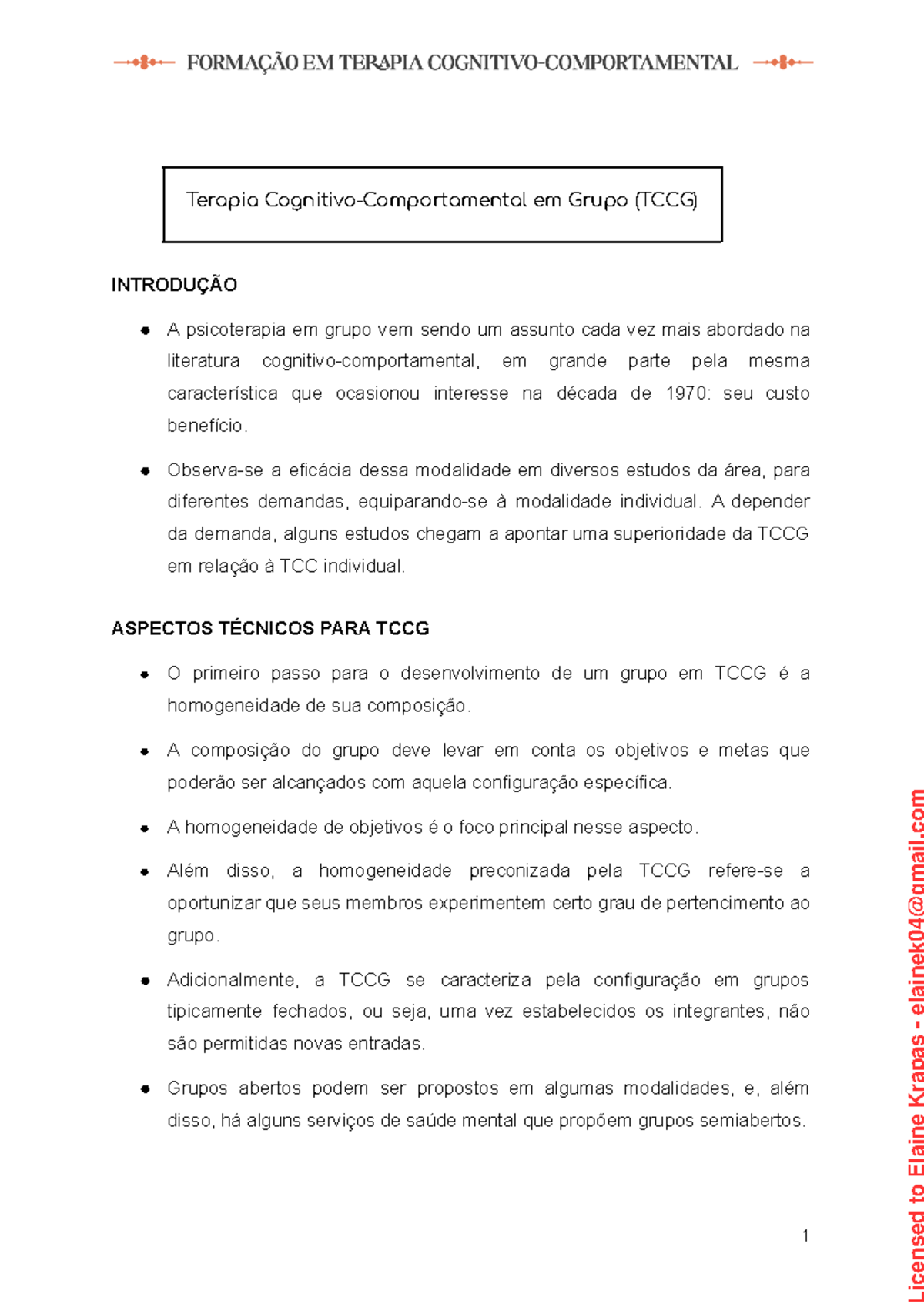 Aula+-+TCCG+ - Terapia Cognitivo-Comportamental em Grupo (TCCG ...