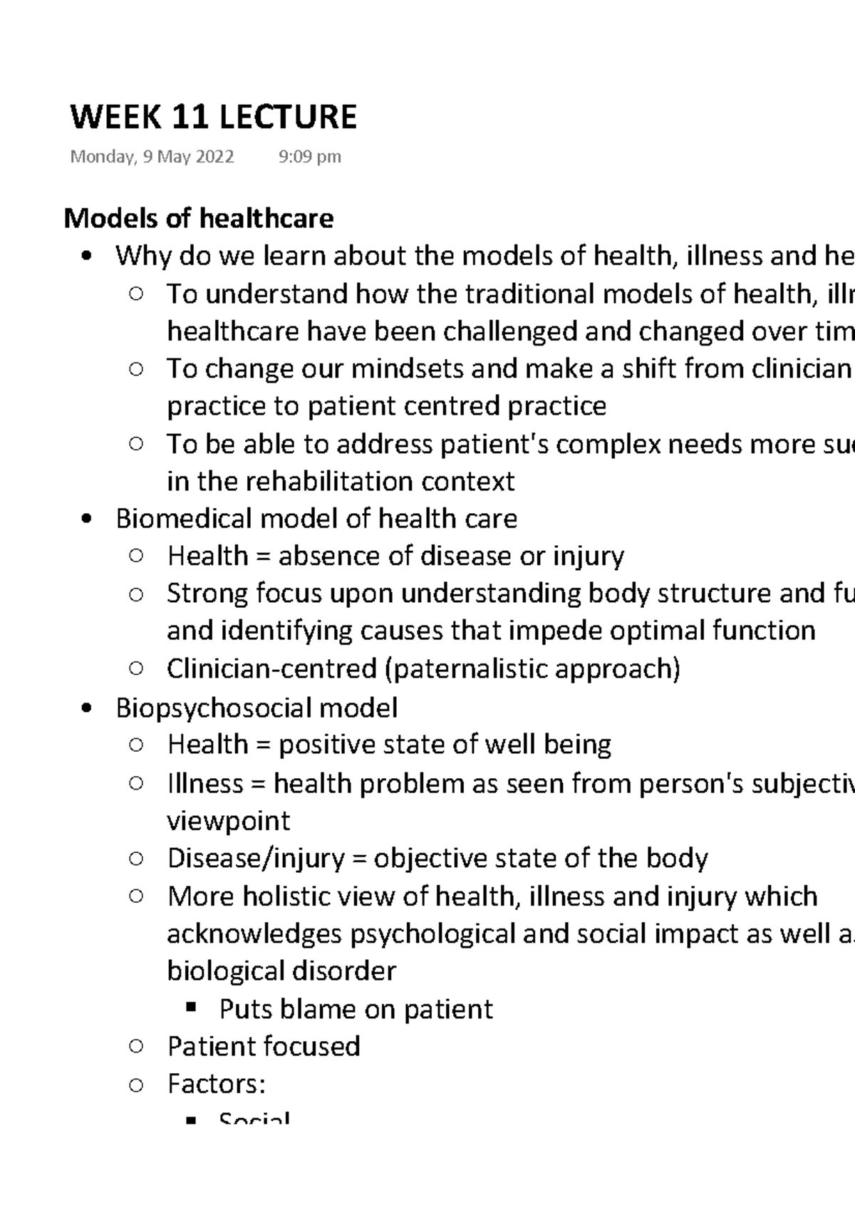 week-11-lecture-models-of-healthcare-why-do-we-learn-about-the-models