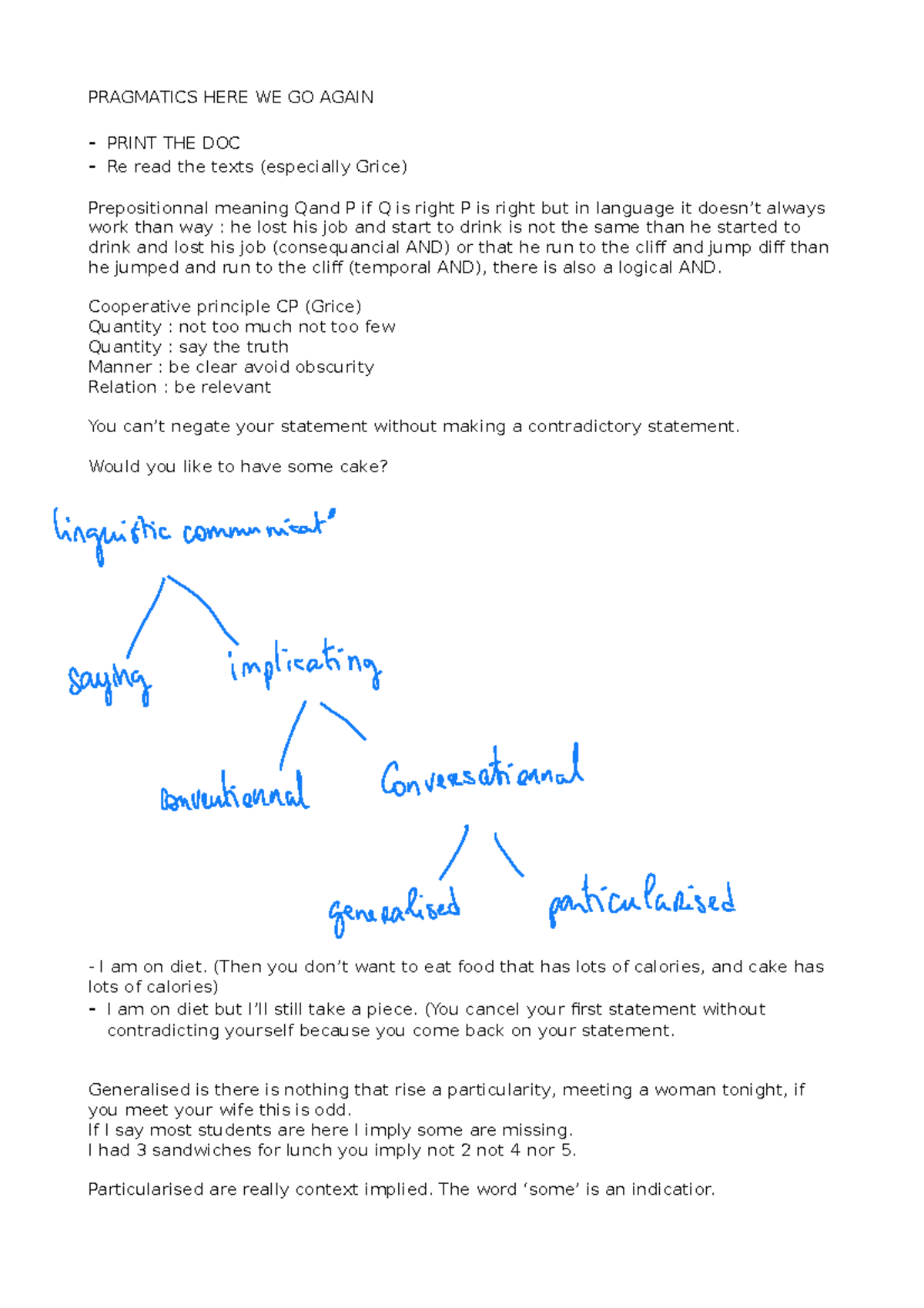 Pragmatics 29th september - PRAGMATICS HERE WE GO AGAIN - PRINT THE DOC ...