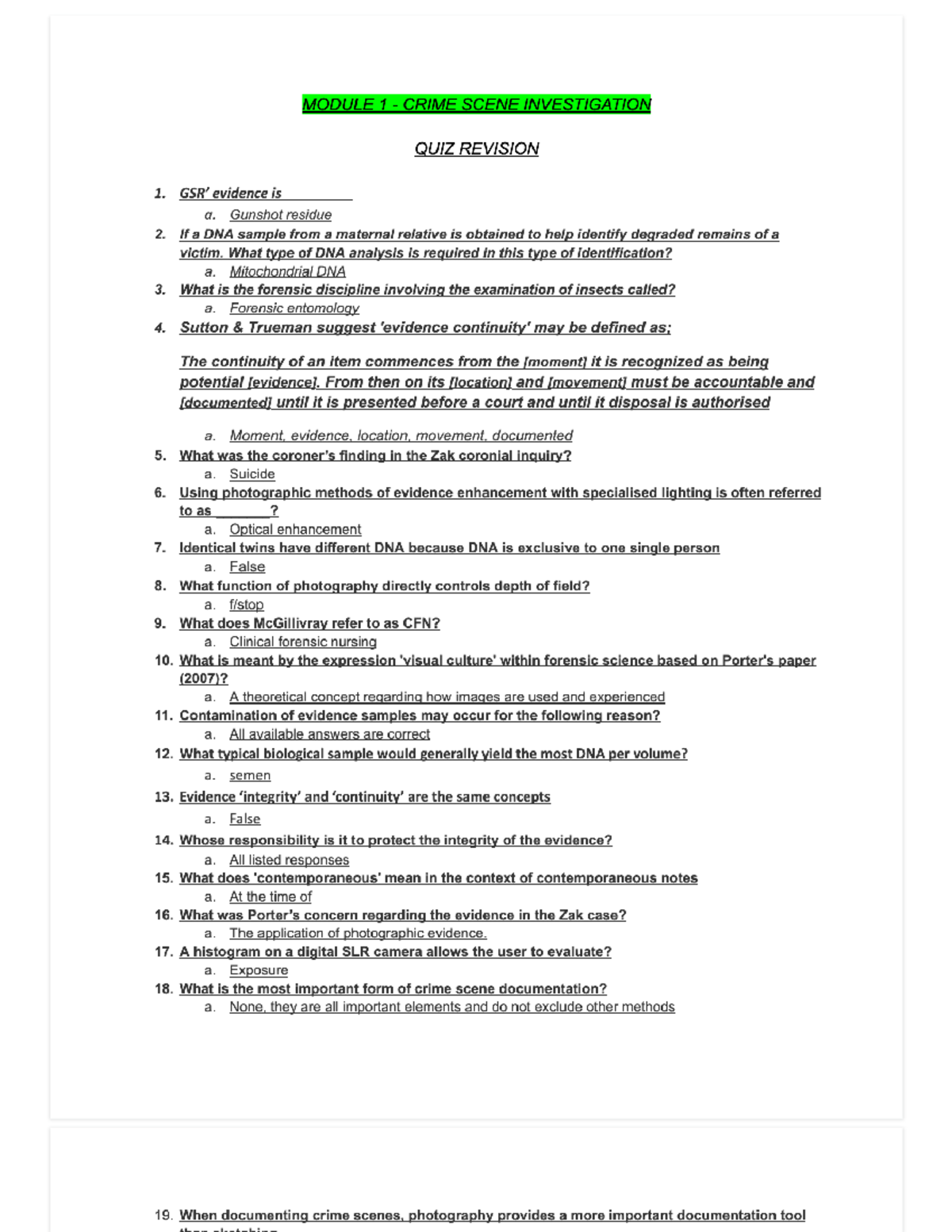 EXAM Notes - Google Docs - 300935 - Studocu