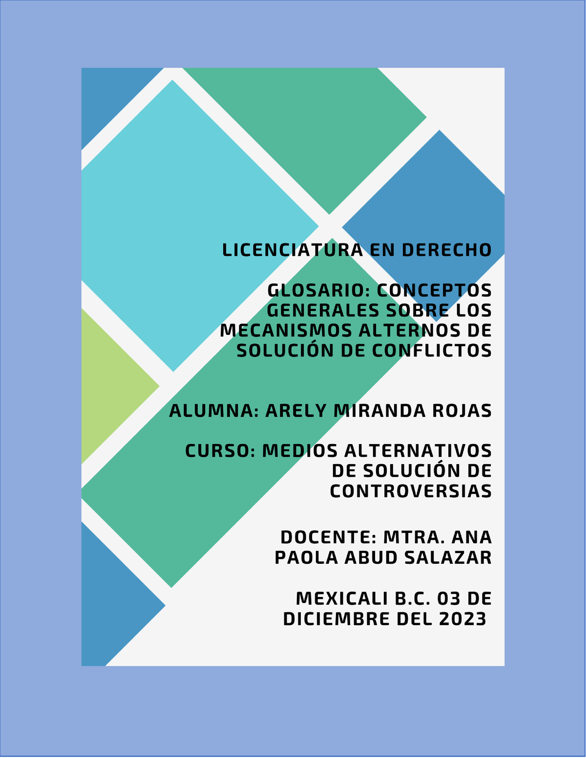 Armr S1 Glosario Conceptos Generales Sobre Los Mecanismos Alternos