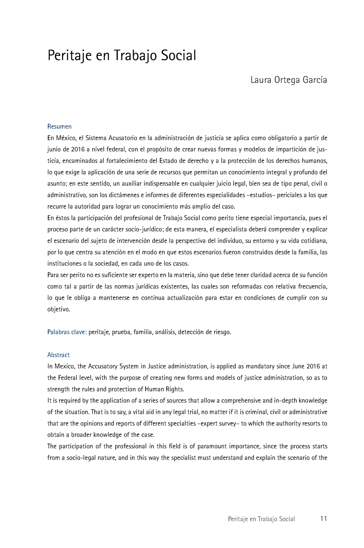 Monica Escobar,+Artículo+1 - Peritaje En Trabajo Social 1111 Peritaje ...