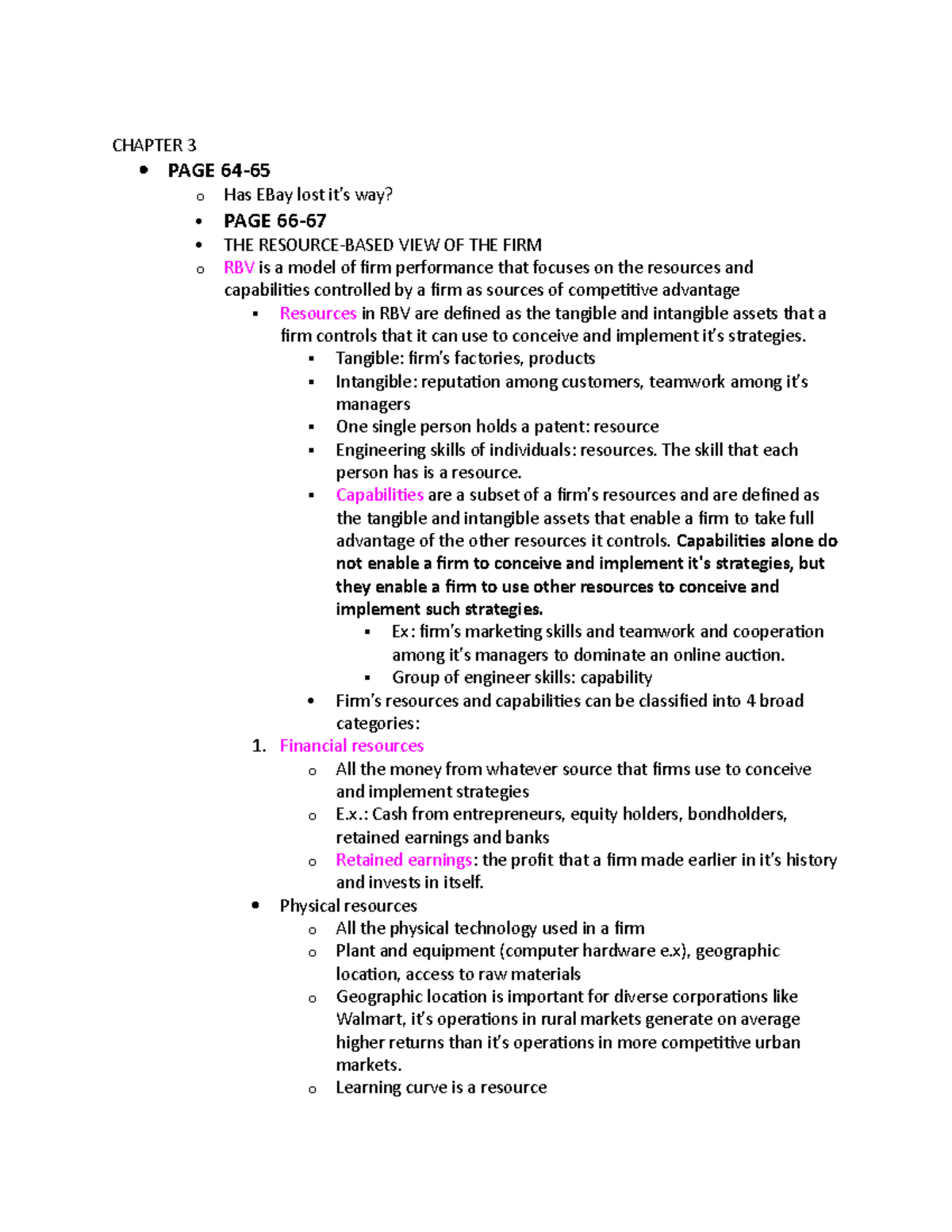 chapter-3-strategic-management-book-summary-chapter-3-page-64-o-has