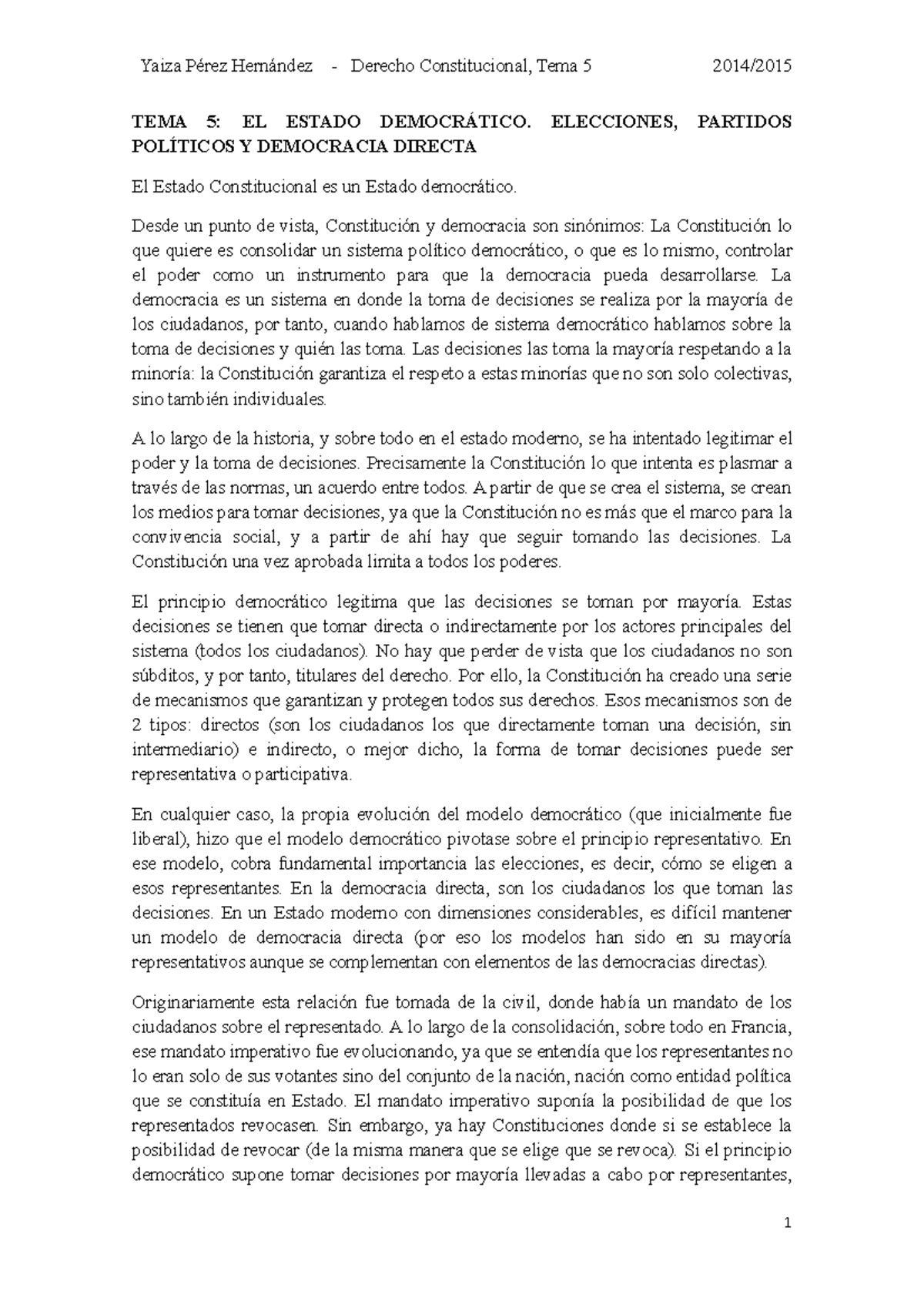 Apuntes, lecciones 5 - Profesor Fernando Rios Rull - Yaiza Pérez ...