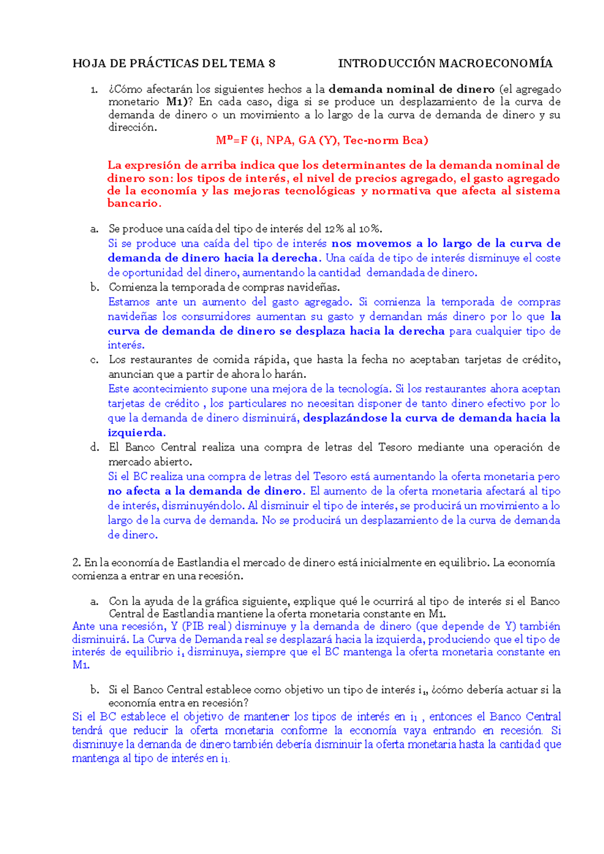 Soluciones PS Tema 8 - Macroeconomia - HOJA DE PRÁCTICAS DEL TEMA 8 ...