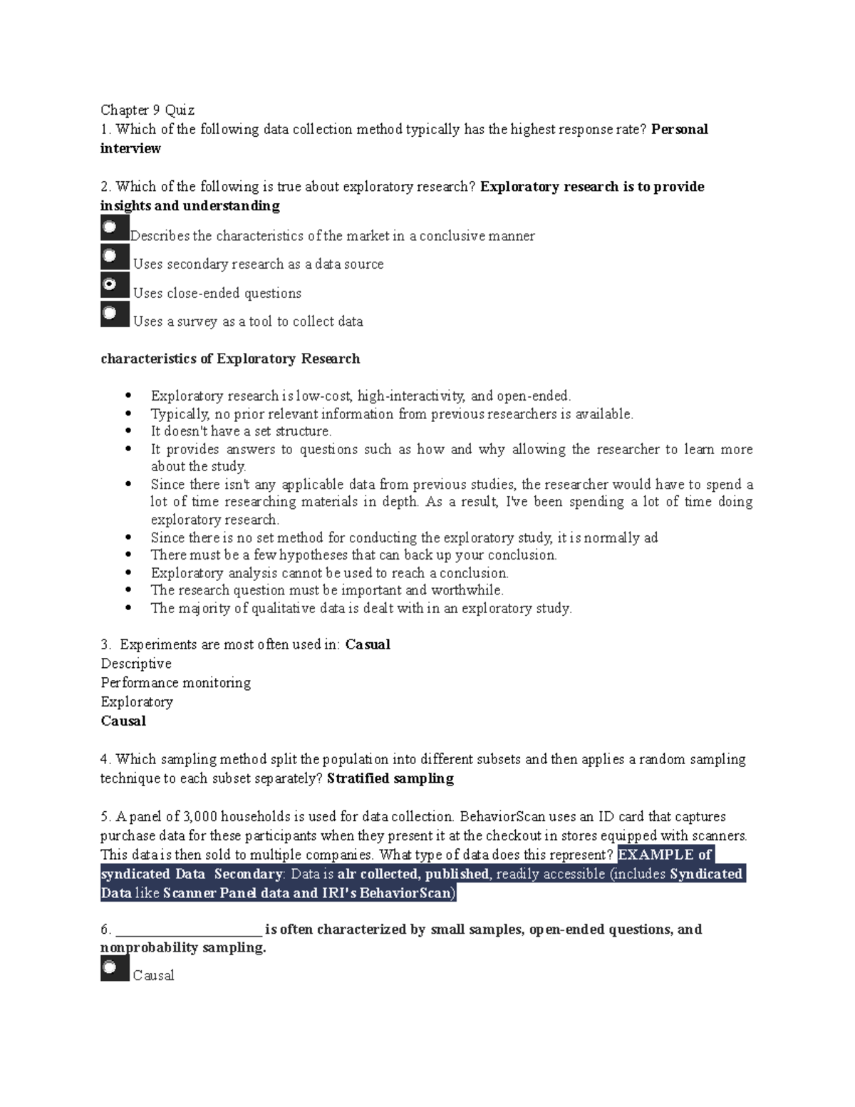 Which Of The Following Data Collection Methods Poses A Risk Chapter 9 Quiz - HW Assignments - Chapter 9 Quiz 1. Which of the