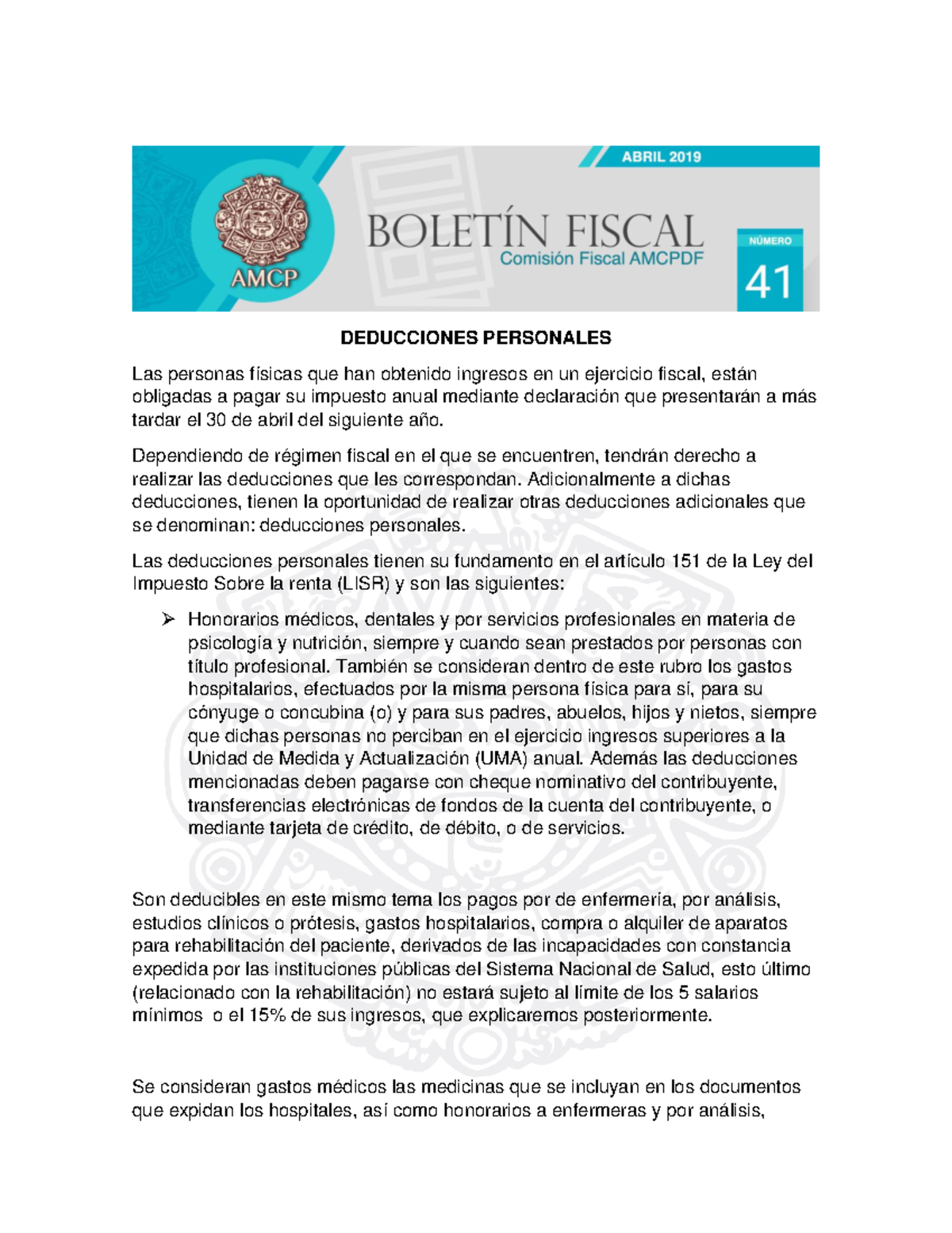 Deducciones- Personales-ok - DEDUCCIONES PERSONALES Las personas ...